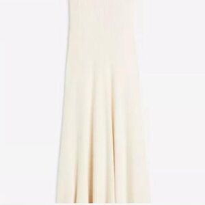 Knitted Cream Maxi Dress